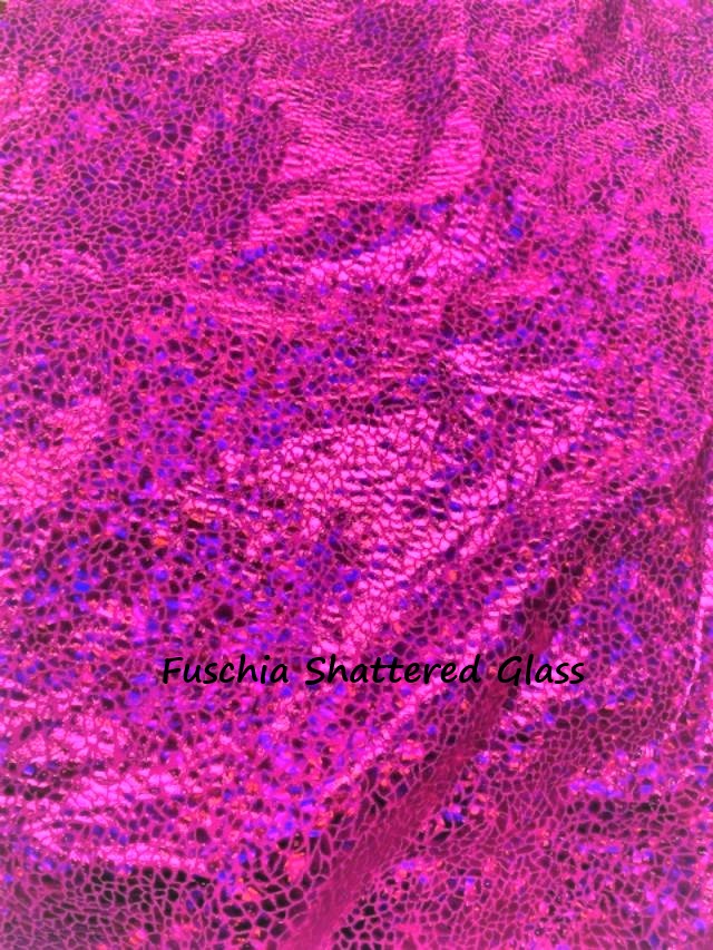 Lyla Triangle Top Fuchsia Pink Stained Glass