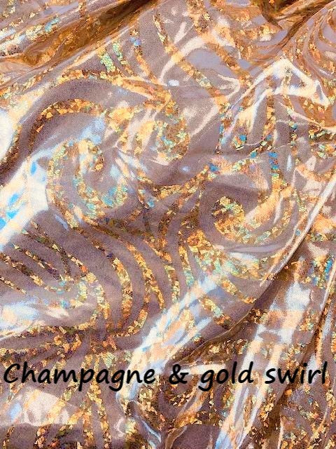 Cabo Tie Side Bottoms Champange Gold Swirl