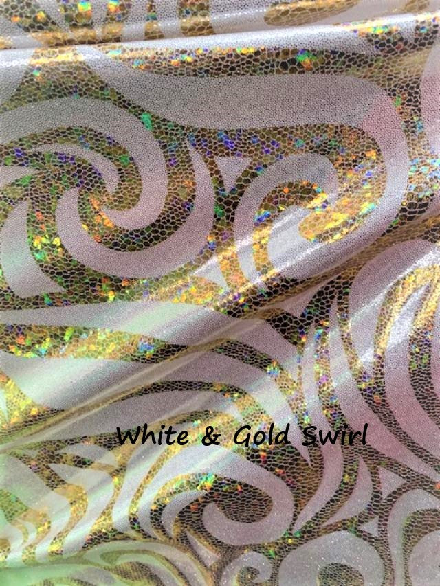 SALE Thong To Tie Bottoms White Gold Swirl