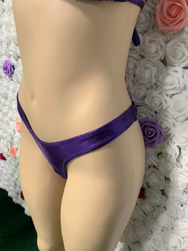 Capri Bottoms Purple Metallic