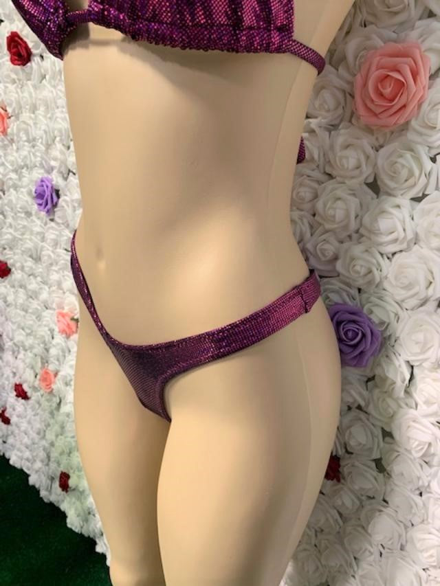 Capri Bottoms Raspberry Glitter Hologram