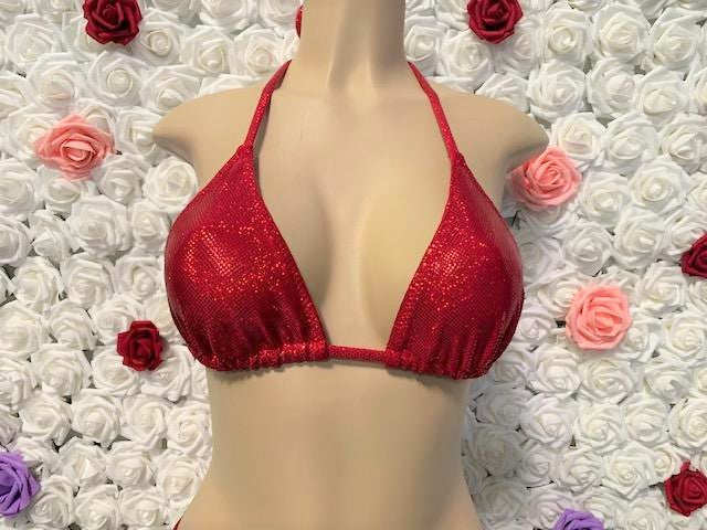 Lyla Triangle Top Ruby Slippers