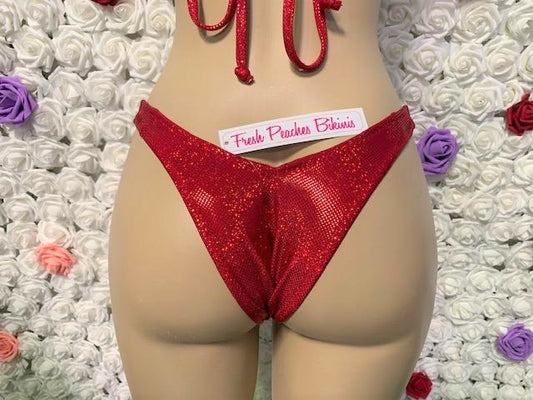 Capri Bottoms Bright ruby Slippers