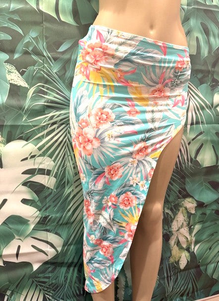 Ibiza Skirt Bahama Bloom Mint