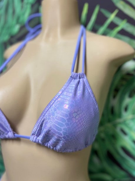SALE Layla Triangle Top Lavender Cobra