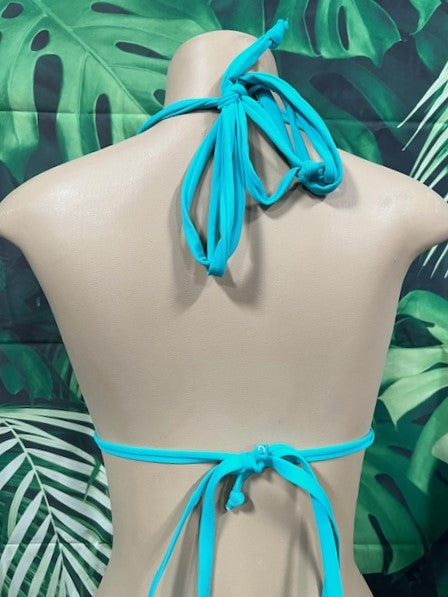 Layla Triangle Top Aqua Hawaiian