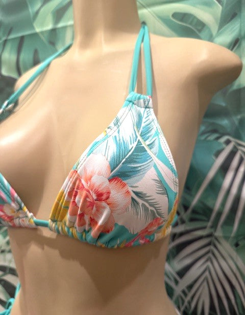 Layla Triangle Top Bahama Bloom Mint