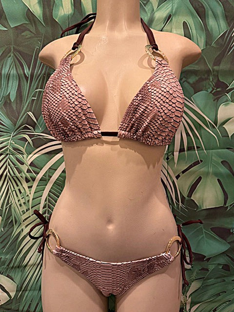 Layla Triangle Top Sedona Snakeskin