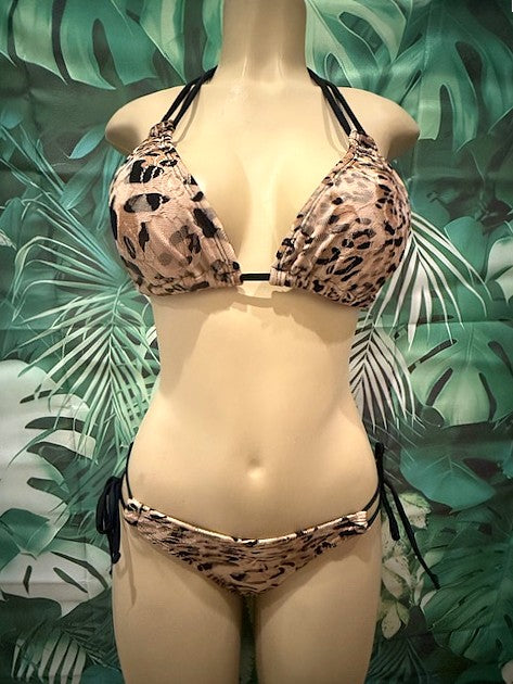 Layla Triangle Top Leopard Nakey