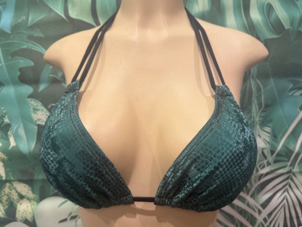 Layla Triangle Top Emerald Green Mamba