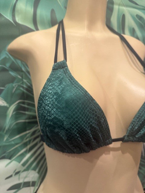Layla Triangle Top Emerald Green Mamba