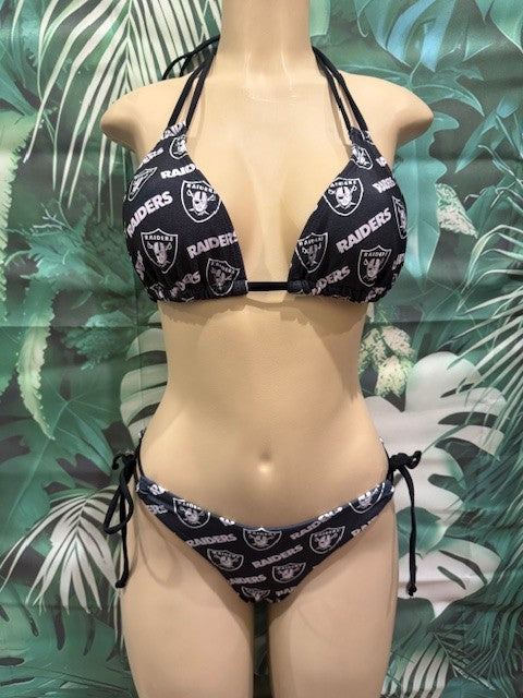 Cabo Tie Side Bottoms RAIDERS