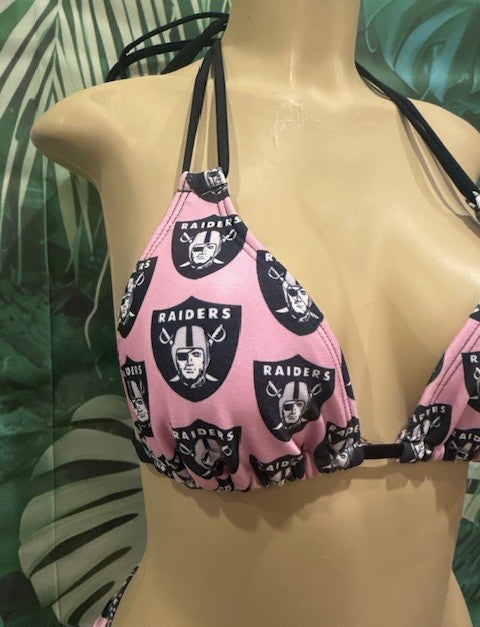 Layla Triangle Top RAIDERS Pink