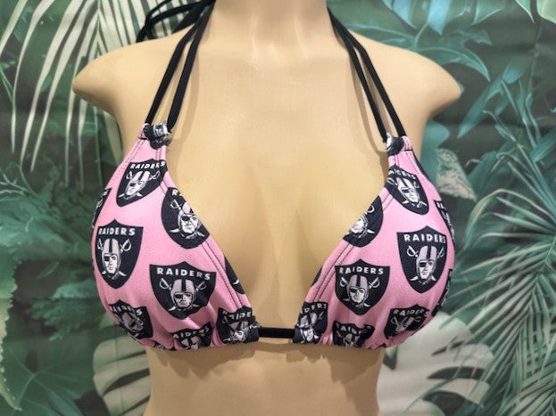 Layla Triangle Top RAIDERS Pink