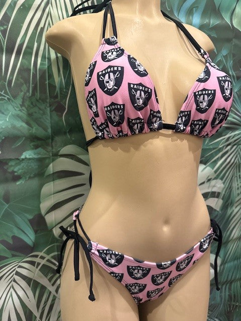 Layla Triangle Top RAIDERS Pink