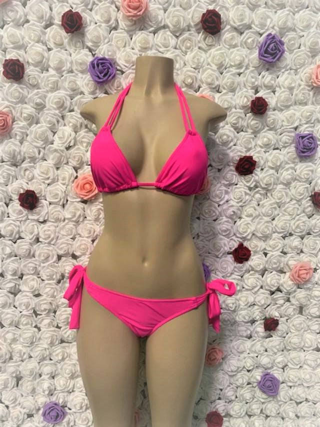Layla Triangle Top Hot Pink