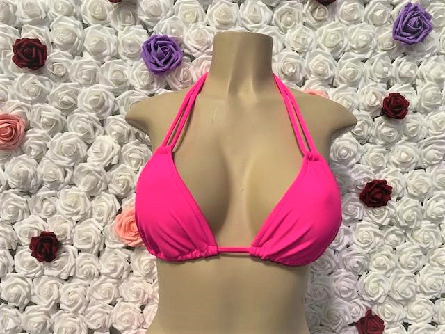 Layla Triangle Top Hot Pink