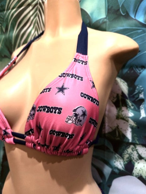 Lola Double String Top COWBOYS Pink