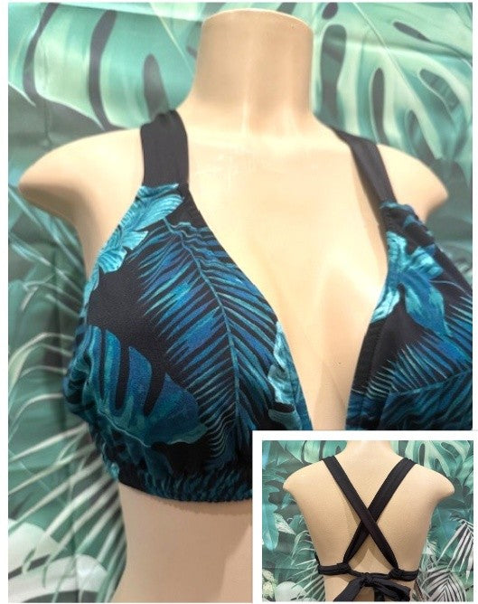 Lola Double String w/ X BACK Green Jungle