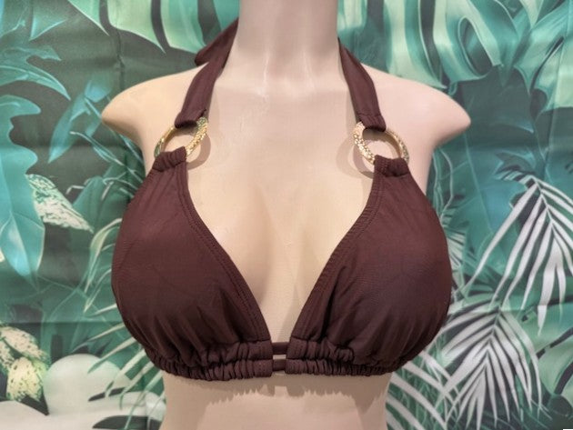 Lola Double String Bikini Top Sedona Brown