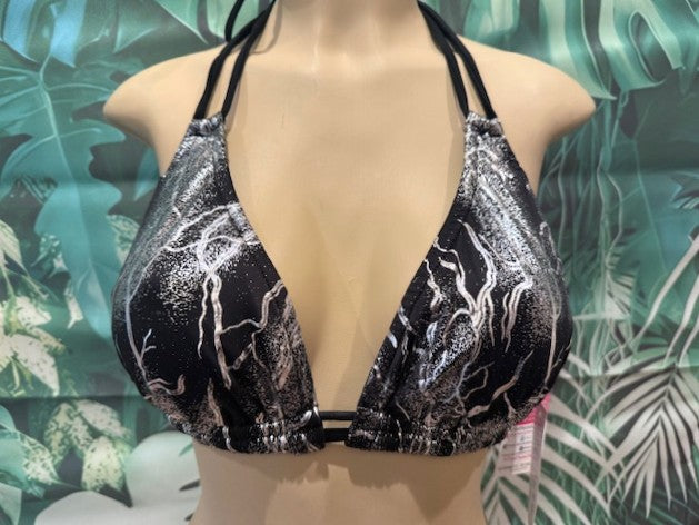 Lolita Double String Top Black Silver Electricity