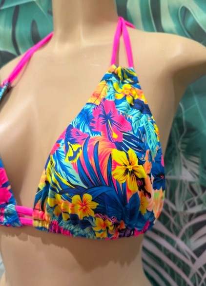 Lolita Double String Top Neon Luau