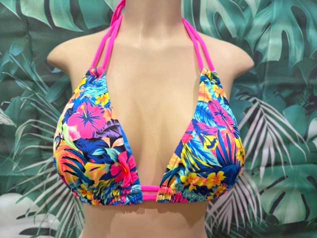 Lolita Double String Top Neon Luau