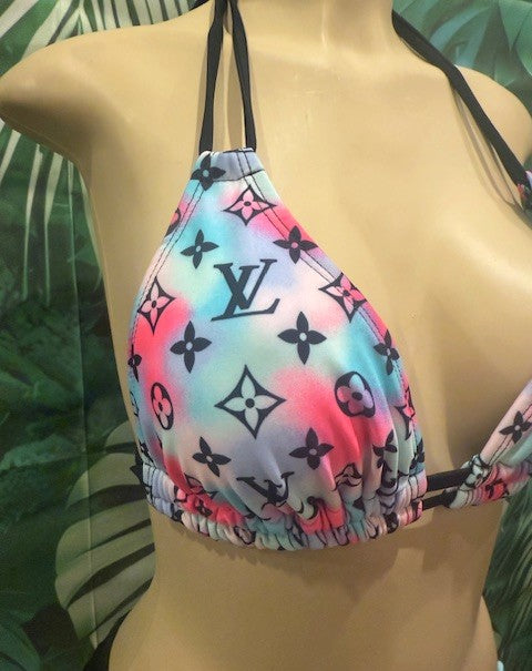 Lolita Double String Top LV Blue Pink