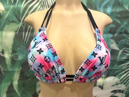 Lolita Double String Top LV Blue Pink