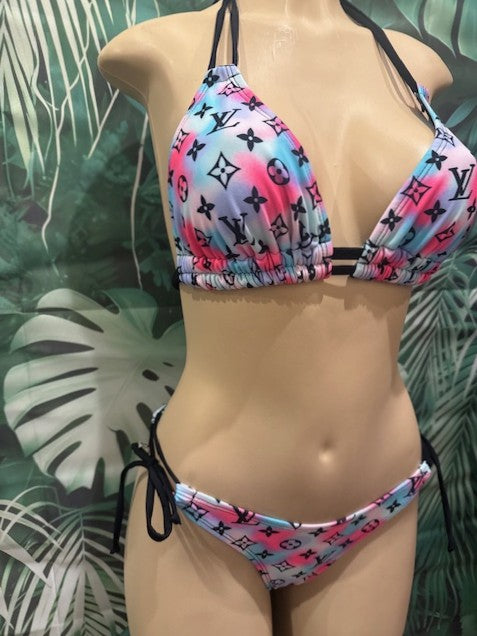 Lolita Double String Top LV Blue Pink