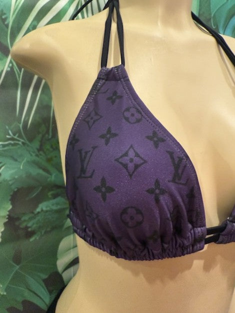 Lolita Double String Top LV Eggplant