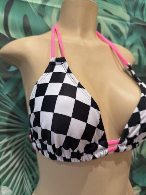 Lolita Double String Top Nascar Flag