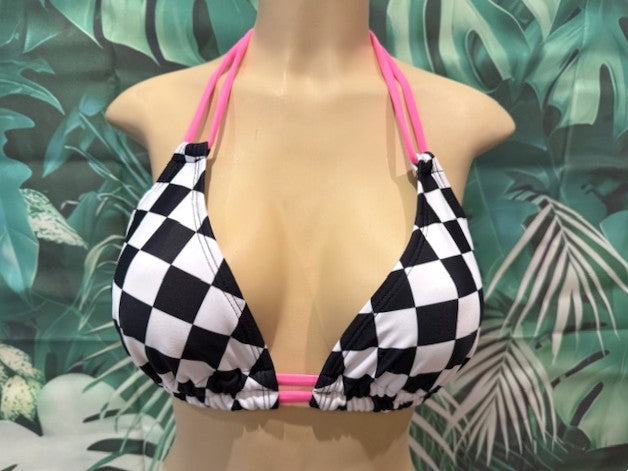 Lolita Double String Top Nascar Flag