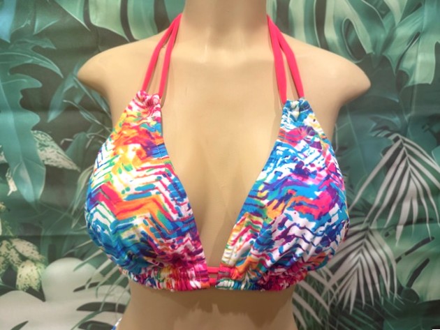 Lolita Double String Top Rainbow Chevron