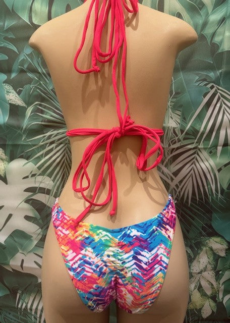 Lolita Double String Top Rainbow Chevron