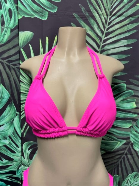 Lolita Double String Top Hot Pink