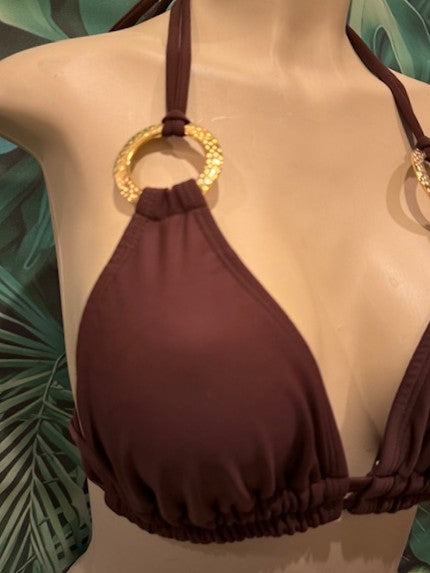 Lolita Double String Bikini Top Sedona Brown