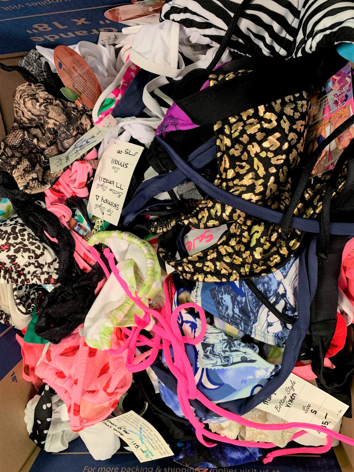 MYSTERY BAG 3 Triangle Bikini Tops