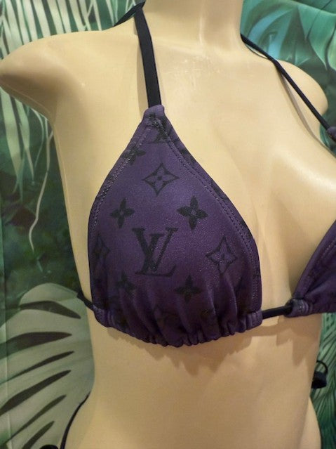 Lyla Triangle Top LV Eggplant