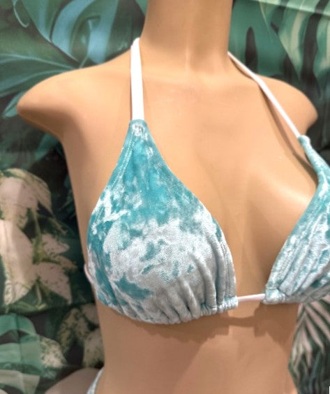 Lyla Triangle Top Arctic Ice Velet