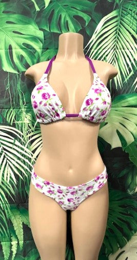 Tonga Bikini Bottoms Violet Roses