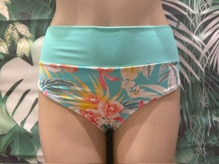 Malibu Banded Bottoms Bahama Bloom Mint