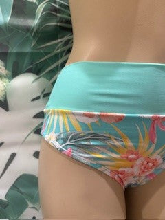 Malibu Banded Bottoms Bahama Bloom Mint