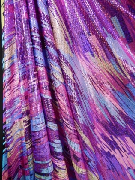 Lyla Triangle Top Magenta Nova Metallic