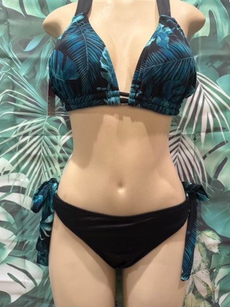 Miami Bottoms Black w/ Green Jungle Ties