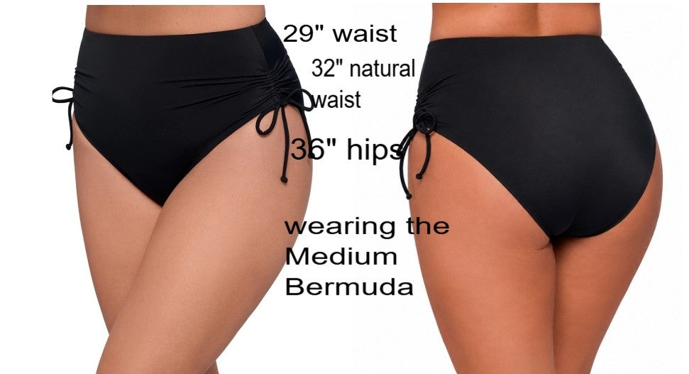 SALE Bermuda Bottoms Tequila Sunrise Tie Dye