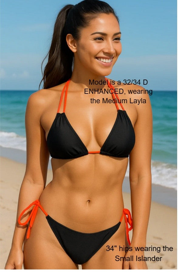 Layla Triangle Top Lavender Aztec