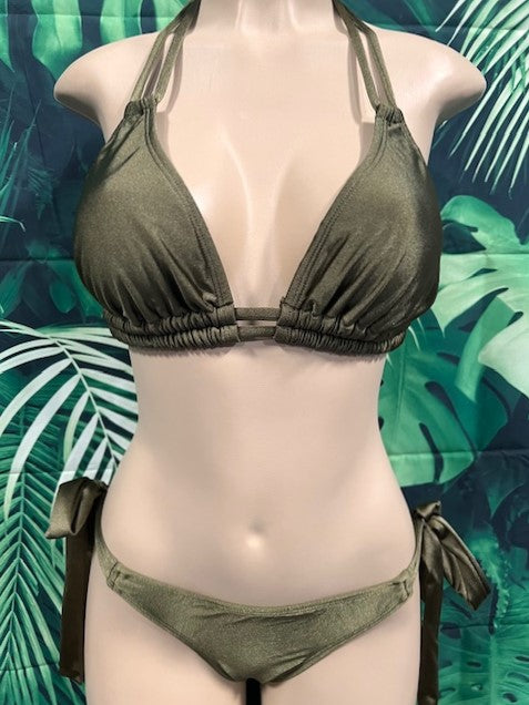 Lolita Double String Top Olive You