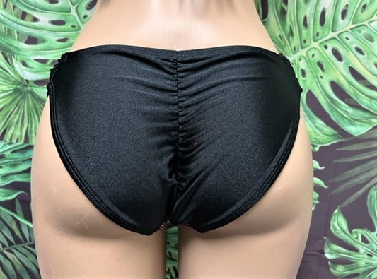 Paradise Bikini Bottoms Goddess Black