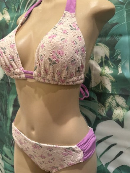 Paradise High Bottoms Purple Eyelet